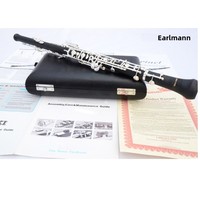EarlMann Professional C-key Oboe by Activity-Ilman Musical Instrument Factory Made of Wood High-grade Professional Suitcase