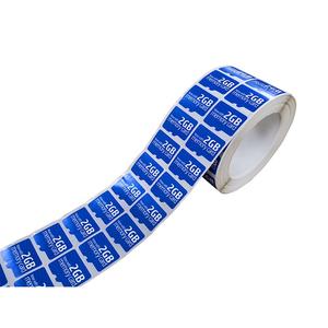 สติกเกอร์ฉลากการ์ดหน่วยความจำ <span class=keywords><strong>SD</strong></span> ขนาดเล็กสำหรับผลิตภัณฑ์อิเล็กทรอนิกส์ - Product Image 3