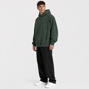 Custom OEM ODM Design Manufacturer Printing Premium Wholesale <b>Bulk</b> for Oversize Washed 100% Cotton French <b>Terry</b> Men's Hoodies - Product Image 3