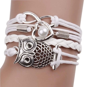 European and American Fashion Owl Knitted <strong>Bracelet</strong> with <strong>Infinity</strong> N97274 - Product Image 4