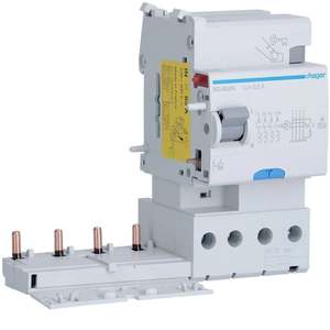 Blocco differenziale 4P BG463N personalizzabile con Hager BG464N personalizzabile con Hager - Product Image 1