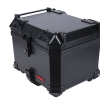 Boîte à bagages arrière pour moto en ABS multifonctionnelle, protection contre les intempéries, pour une utilisation quotidienne et en voyage