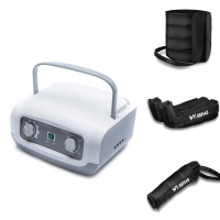 Appareil de thérapie par compression d'air à 4 chambres certifié MDR CE pour la réadaptation en milieu hospitalier et clinique, système de drainage lymphatique et de récupération