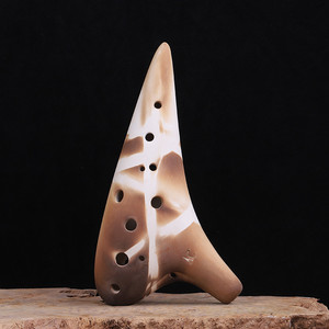 Ocarina en céramique de qualité supérieure à 12 trous Alto C (AC), instrument à vent à accordage précis pour les amateurs et les performances en solo - Product Image 5