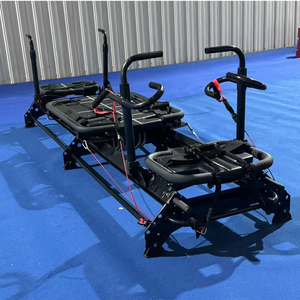 Réformateurs <span class=keywords><strong>de</strong></span> Pilates portables et durables en alliage d'aluminium, machine multifonctionnelle <span class=keywords><strong>Mega</strong></span> Former pour le yoga, la <span class=keywords><strong>salle</strong></span> <span class=keywords><strong>de</strong></span> <span class=keywords><strong>sport</strong></span>, le studio, réglable - Product Image 4