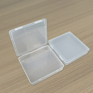 Transparent PP Plastic Rectangular Storage <b>Box</b> 25.8x23.8x5cm Covered For Electronics Tools Documents Desktop Organization - Product Image 1
