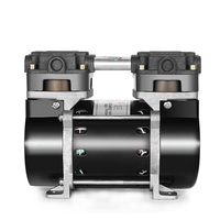 Compresseur d'air à piston silencieux sans huile 220V, fabrication professionnelle, compresseur portable pour le traitement de l'eau, vente chaude