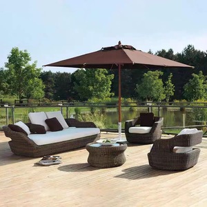 Ensemble <span class=keywords><strong>de</strong></span> canapé d'extérieur en rotin moderne <span class=keywords><strong>de</strong></span> Guangzhou, cadre en alliage d'<span class=keywords><strong>aluminium</strong></span>, imperméable, durable, utilisation en hôtel, parc, <span class=keywords><strong>salon</strong></span> <span class=keywords><strong>de</strong></span> <span class=keywords><strong>jardin</strong></span> 4 places - Product Image 3