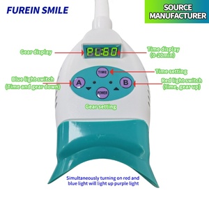 12LED Professional <b>Teeth</b> <b>Whitening</b> Lamp 40W Dental <b>Teeth</b> <b>Whitening</b> Machine Home Use 3 Colors Blue/Red/Purple Light <b>Tooth</b> - Product Image 3