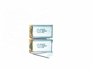 602035 350mah <span class=keywords><strong>3</strong></span>,7 v rc gebogene lithium-polymer ionen batterie zellen pack mit ntc elektrische roller ladegerät modul - Product Image 4