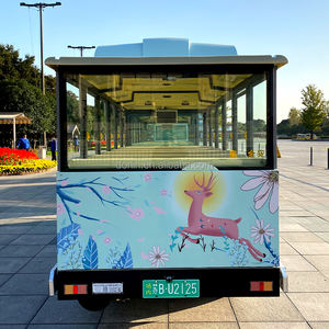 ODM 50 sièges pneumatique semi-fermé chariot City Train Tour touristique touristique Train fabricant - Product Image 2