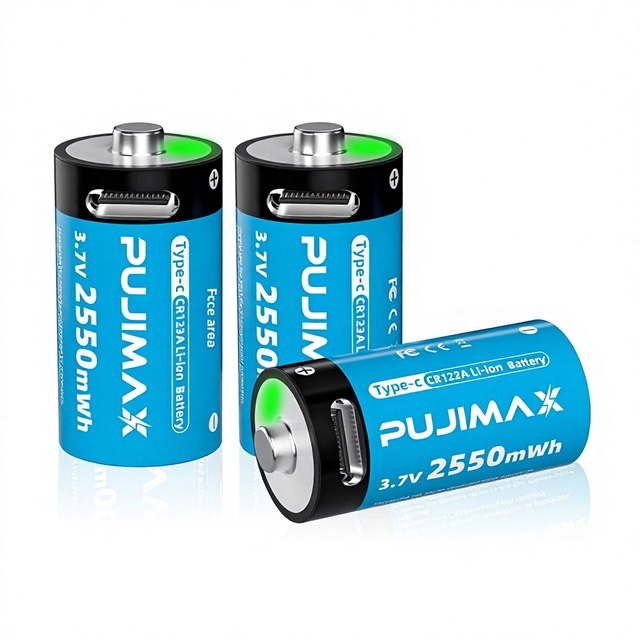 CR123A Lithium Battery 16340 LiMn2O4 Cathode Rechargeable 3.7V 1000 Cycles Fujifilm Instax Camera Factory Direct Cheap Wholesale