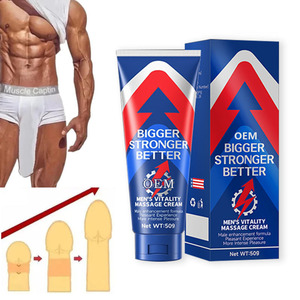 OEM 50g Erektionscreme Männliche Verbesserungsformel Größer Stärker Besser Männer-Vitalität Massagecreme für Härtere Erektionen - Product Image 1