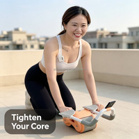Rodillo Abdominal de Nuevo Estilo para Entrenamiento Corporal en Casa, Rueda de Rebote Automático para Ejercicios Abdominales y Deslizamiento para Adultos