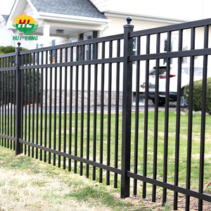Recinzione da <span class=keywords><strong>Giardino</strong></span> <span class=keywords><strong>in</strong></span> <span class=keywords><strong>Ferro</strong></span> Battuto Rivestita <span class=keywords><strong>in</strong></span> PVC Ecologica Anti-UV Anti-Arrampicata Certificata CE - Product Image 2