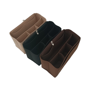 Hot Bán Tùy Chỉnh Cảm Thấy Mỹ Phẩm Trang Điểm Túi Cảm Thấy Mỹ Phẩm Túi Du Lịch Bên Trong Túi Xách Tay Lưu Trữ Tổ Chức Tote - Product Image 5