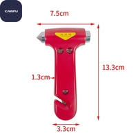 Martillo de Seguridad Universal CarFu para Autos, Rompeventanas, Cortador de Cinturón de Seguridad para Escape de Emergencia en Vehículos, Venta al Por Mayor, Logotipo Personalizado