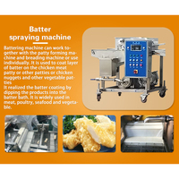 Ligne de production automatique de tourtes à la viande pour restaurant, haute capacité, production de galettes de hamburgers et de nuggets de poulet
