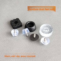 Patins de protection silencieux pour pieds de chaise, tabouret, table à manger et canapé - Protecteurs de meubles en caoutchouc silicone antidérapants et résistants à l'usure