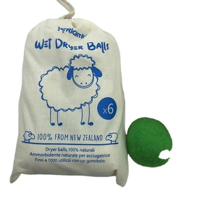 2025 penjualan teratas bola pengering wol ORGANIK MURNI pak 6 4 3 100% Selandia Baru XL 7-10 cm XXL 8 cm 7.5 cm bola pengering wol binatu - Product Image 5
