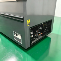 Réfrigérateur commercial horizontal YUANDA avec porte vitrée, 2 portes, grande vitrine îlot pour aliments surgelés, réglable