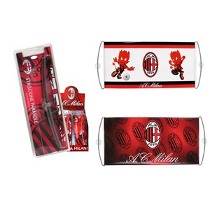 Parasol para Auto AC Milan con Ventosa, Diseño Rojo y Negro - Product Image 1