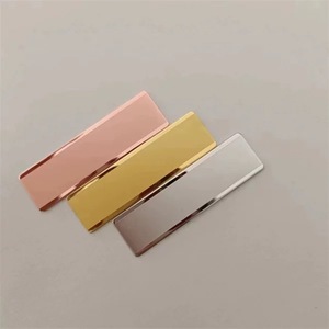 Targhette Personalizzate con Logo in Oro, Distintivi a Spilla, Targhette in Acciaio Inox Spazzolato con Magnete - Product Image 4