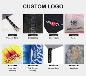 Asciugamano in Microfibra Multicolore con Logo Personalizzato e Fascia Elastica per Sport e Palestra - Product Image 6