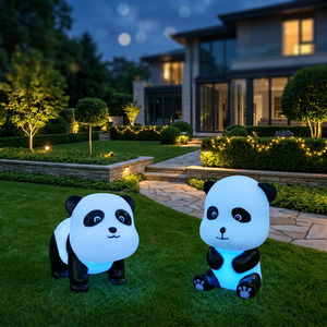 Lámpara LED con Forma de <span class=keywords><strong>Panda</strong></span>, Resistente al Agua, para Exteriores, con Control Remoto, para Decoración Navideña de Villas - Product Image 5