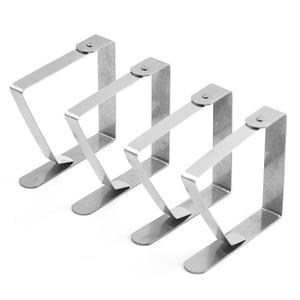 Clips de table en acier inoxydable les plus vendus, clips réglables antidérapants pour nappes, accessoires de fixation pour nappes de salle à manger - Product Image 2