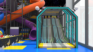Equipo de Juegos Interior para Niños con Doble Tobogán y Juego Interactivo, Certificado CE, Seguro y Duradero para Uso Escolar - Product Image 4