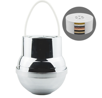 Filtre de robinet Yenvqee pour salle de bain et cuisine, purificateur d'eau pour chauffe-eau, en ABS avec charbon actif