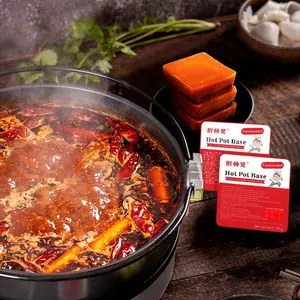 Tianchu Großhandel Spicy Flavor Hot Pot Base Fabrik Kleine Verpackung 50g Hot Pot Base Material Spicy Hot Pot Suppen basis