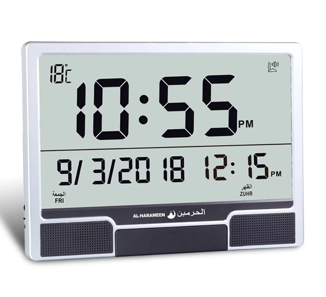 4001 Islamic Mosque Prayer Clock LED Muslim Azan Clock