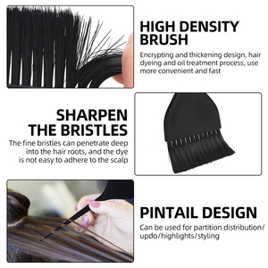 Lot de 3 brosses professionnelles pour teinture de <span class=keywords><strong>sourcils</strong></span> en nylon, avec dents en plastique, pour usage domestique, peigne à maquillage pour <span class=keywords><strong>coloration</strong></span> des <span class=keywords><strong>sourcils</strong></span> et des cheveux - Product Image 2