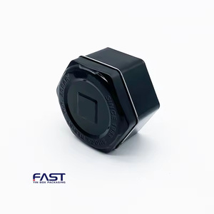 Bán Chạy Nhất Nhà Máy Nhà Sản Xuất Bán Buôn Quà Tặng Bao Bì Sang Trọng Tùy Chỉnh In Hình Lục Giác Kim Loại Hộp Thiếc Cho Lưu Trữ - Product Image 3