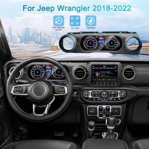 Navihua LCD Instrument Dashboard New Cluster <b>for</b> Jeep Wrangler JL 2018-2020 Digital Cluster Virtual Cockpit Linux System Auto - Product Image 4