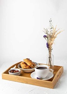 Tre Phục Vụ Khay Với Tay Cầm Cho Ottoman Trang Trí Nội Thất Khay Cho Giường Ăn Sáng Bữa Ăn Tối Trà Thanh - Product Image 4