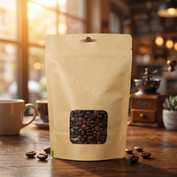 Bolsa de Papel Kraft con Ventana, Bolsas Personalizadas con Logotipo, Bolsa de Regalo para Boutique, Tienda Minorista y Supermercado