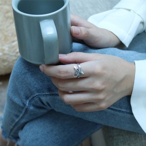 S925 Sterling Silver Zipper Design Index Finger <b>Ring</b> Unisex Light Luxury <b>Open</b> <b>Ring</b> For Men And Women - Product Image 2