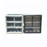 General US Boîte de rangement pour outils Boîte en plastique avec vis Pièces de rechange Boîte à outils portable à emporter