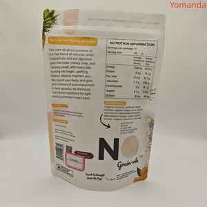 Sacos de Embalagem Plásticos Personalizados com UV Spot Direto da Fábrica para Alimentos de Bebê e Ração Animal, Recicláveis, à Prova de Umidade, Reseláveis e com Base (Stand-up) para Açúcar - Product Image 4