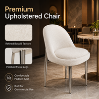 Chaises de salle à manger à pieds métalliques en vente en gros, chaises et tables pour restaurants, mobilier d'extérieur pour restaurants japonais, chinois et de pizzas