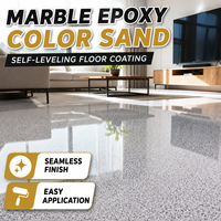 Peinture liquide populaire auto-nivelante effet marbre sable coloré en résine époxy pour revêtement de sol Terrazzo pour sols de maison et de garage