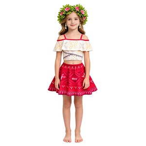 Nouvel ensemble <span class=keywords><strong>2</strong></span> pièces pour filles : Maillot de bain <span class=keywords><strong>Moana</strong></span> Cosplay à séchage rapide pour l'été - Product Image 4