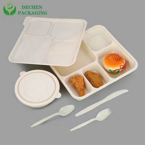 Biodegradable Noodle Bowl Ensalada desechable a base de almidón de maíz