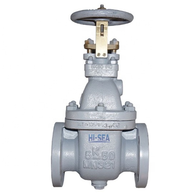 JIS F7364 Cast Iron 10K Gate Valve