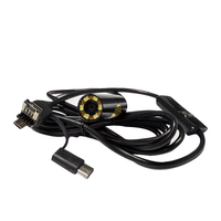 Module de caméra endoscopique USB étanche 12MP 4K IMX258 avec autofocus, sonde d'inspection industrielle pour tuyaux et égouts avec LED