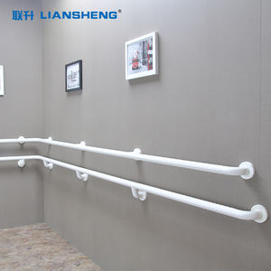 Main courante murale ronde en acier inoxydable et nylon pour <span class=keywords><strong>escalier</strong></span>, barre de maintien pour couloir - Product Image 6