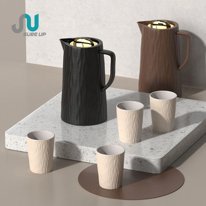 SURE up – Carafe <span class=keywords><strong>à</strong></span> <span class=keywords><strong>café</strong></span> <span class=keywords><strong>à</strong></span> motif d'arbre de 1,0 l, nouveau revêtement en plastique en verre, Carafe <span class=keywords><strong>à</strong></span> <span class=keywords><strong>café</strong></span> sous vide, Carafe <span class=keywords><strong>à</strong></span> <span class=keywords><strong>café</strong></span> de Style européen, ustensiles de cuisine - Product Image 1